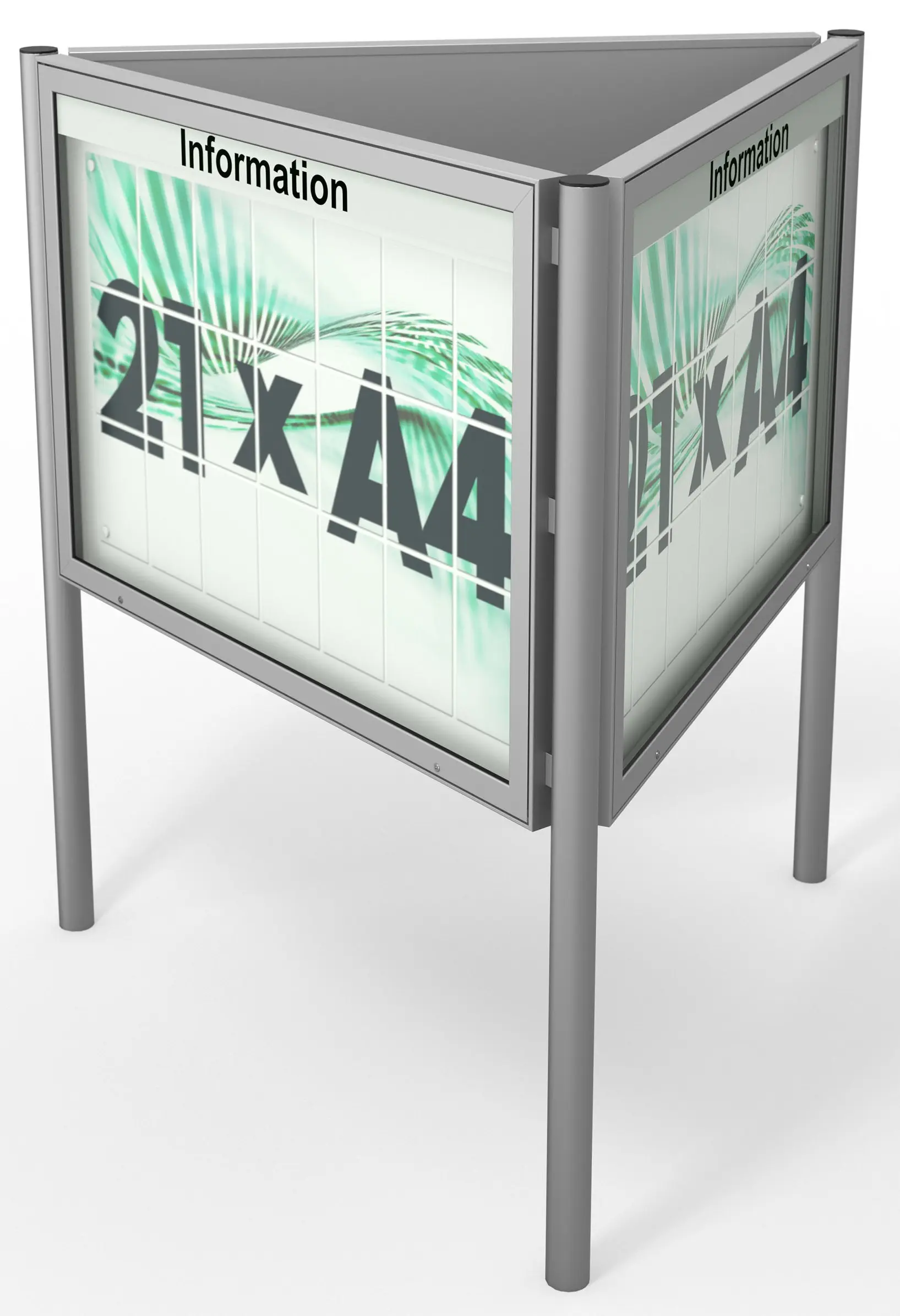 Schaukastenanlage - Dreiecksanlage