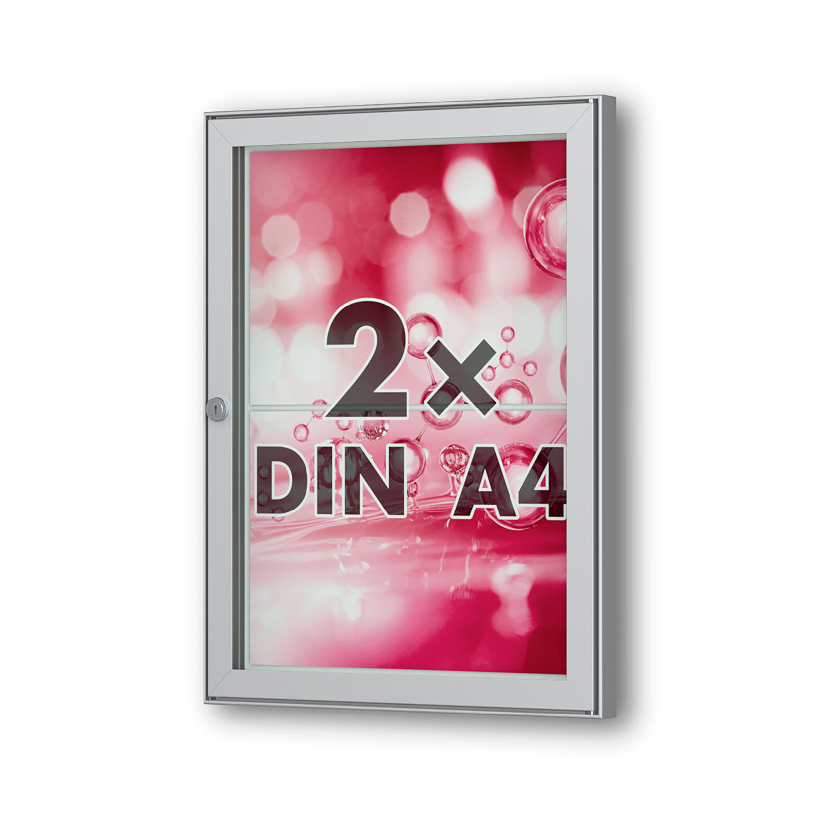 2 x DIN A4 Flachschaukasten Tesus - hoch - eckig 2 x DIN A4 Flachschaukasten Tesus - hoch - eckig