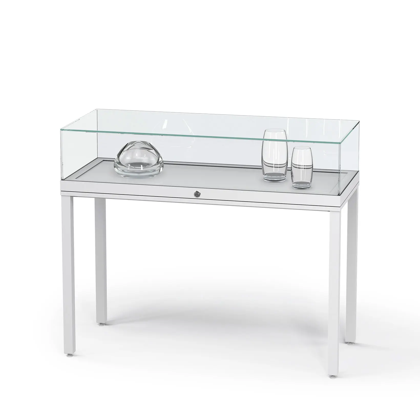 Tischvitrine Ganzglas 1200